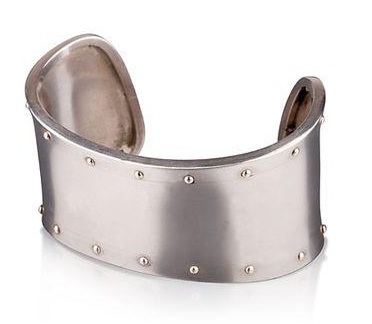 Silver Vintage Bracelet front view