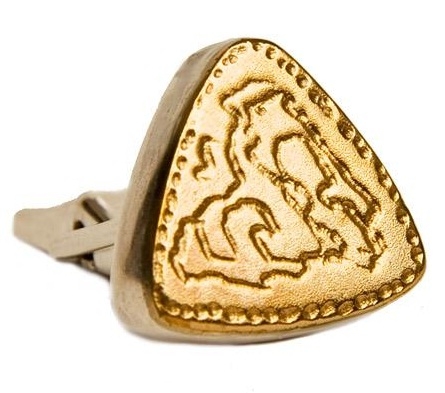 Gold&Silver Triangular Shaped Vintage Cuff