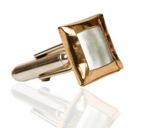 Gold&Silver Mother of Pearl Vintage Cuff
