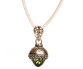 Silver Zircon Necklace in the Vintage Style Silver Zircon Necklace in the Vintage Style
