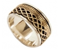 Silver and Gold Vintage ring - side view Silver and Gold Vintage ring - side view