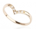 Gold and Diamond Vintage Style Ring Side View Gold and Diamond Vintage Style Ring Side View