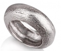 Vintage Style Silver Ring side view Vintage Style Silver Ring side view