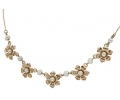 Gold and Pearl Vintage Necklace Gold and Pearl Vintage Necklace