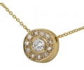 Gold Vintage Necklace with Diamonds Gold Vintage Necklace with Diamonds