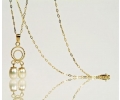 Vintage Style Gold Pearl Necklace Vintage Style Gold Pearl Necklace
