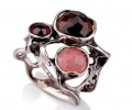 Vintage Style Silver Ring side view Vintage Style Silver Ring side view