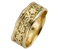 Vintage Gold Ring with floral design Vintage Gold Ring with floral design