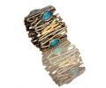Gold and Silver Opal Vintage Ring
