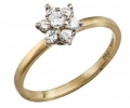 Yellow Gold Vintage Diamond Ring side view Yellow Gold Vintage Diamond Ring side view