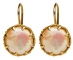 Mother of the Pearl Earrings - front view Mother of the Pearl Earrings - front view