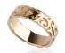 Gold Wedding Ring Side View Gold Wedding Ring Side View