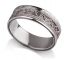 Amazing Silver Vintage Style Wedding Ring side view Amazing Silver Vintage Style Wedding Ring side view