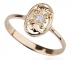 14k Gold Vintage Style Ring Side View 14k Gold Vintage Style Ring Side View