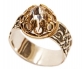 Gold & Silver Vintage style Ring Side View