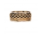 Silver and Gold Vintage ring - front view