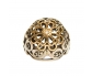 Gold and Silver Vintage Style Ring front view