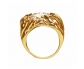 14k Vintage Ring with Zircon Gemstone vertical view