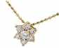 Vintage diamond gold necklace
