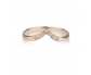 Gold and Diamond Vintage Style Ring Front View