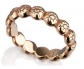 Adorable Gold Vintage Style Wedding Ring side view