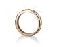 Classic Gold Vintage in Style Wedding Ring Vertical View