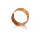 Gold Vintage Style Wedding Ring Vertical View