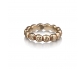 Adorable Gold Vintage Style Wedding Ring front view