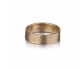 White Gold Vintage Style Wedding Ring front view
