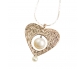 Classic Silver Pendant Necklace with Pearl
