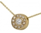Gold Vintage Necklace with Diamonds