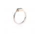 14k Gold Ring With Topaz Vertical View