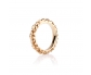 Vintgae Style Gold Ring with Carving Vertical View