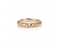 Vintgae Style Gold Ring with Carving Front View