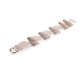 Vintage Style Silver Bracelet Side View