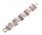 Vintage Style Silver Bracelet Tilted View