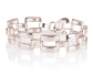 Antique Style Silver Bracelet Front View